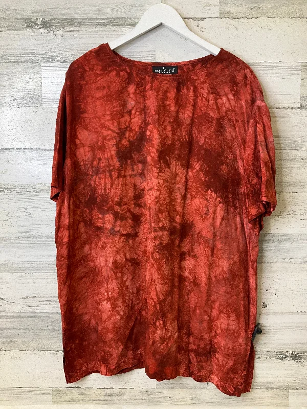 Price Blitz Top Short Sleeve By Carole Little  Size: 1x