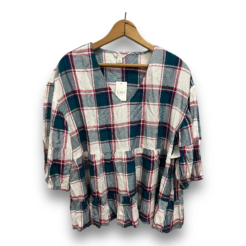 Price Cut Top Short Sleeve By Cato  Size: M