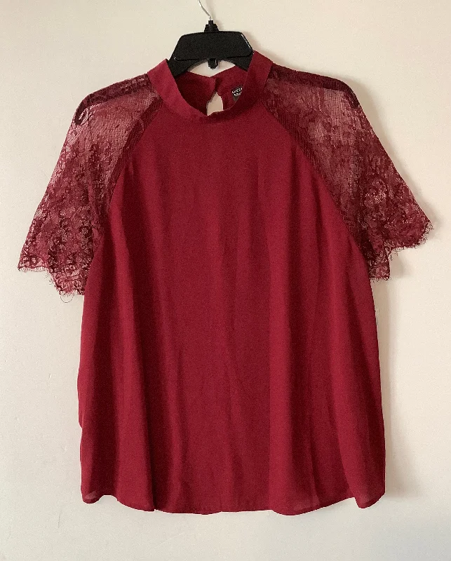 Huge Discounts Top Short Sleeve By Cmf In Red, Size: Xl