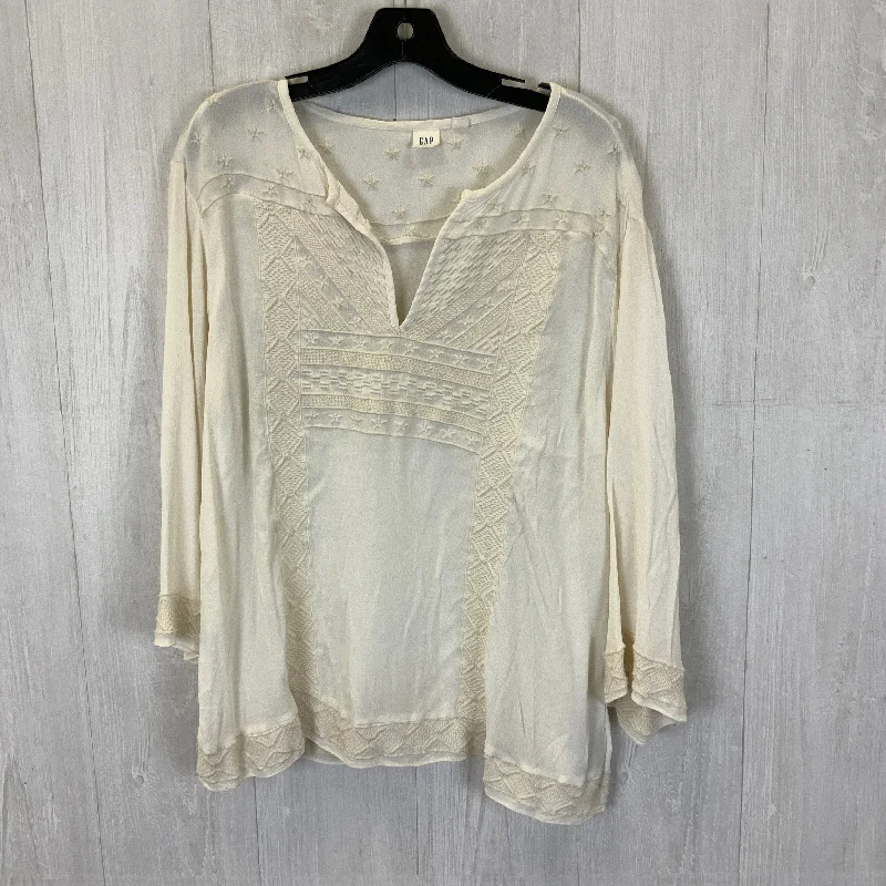 Today’s Special Top Short Sleeve By Gap In Cream, Size: M