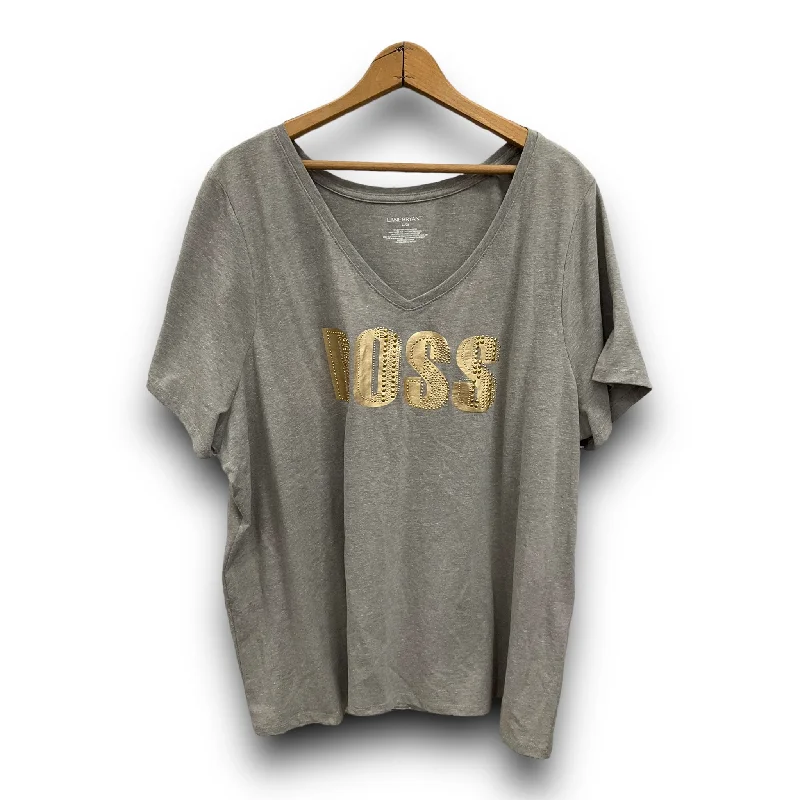Special Savings Top Short Sleeve By Lane Bryant  Size: 3x