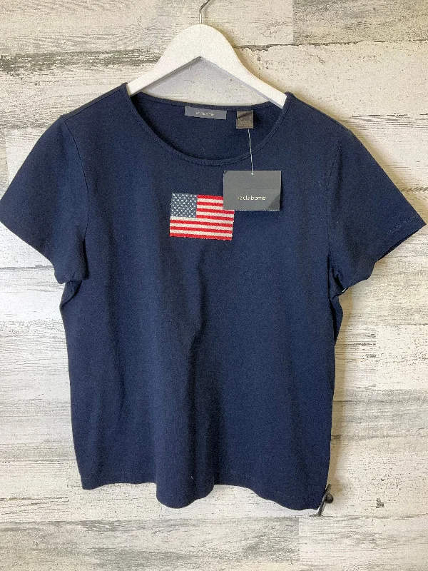 Now or Never Top Short Sleeve By Liz Claiborne  Size: L