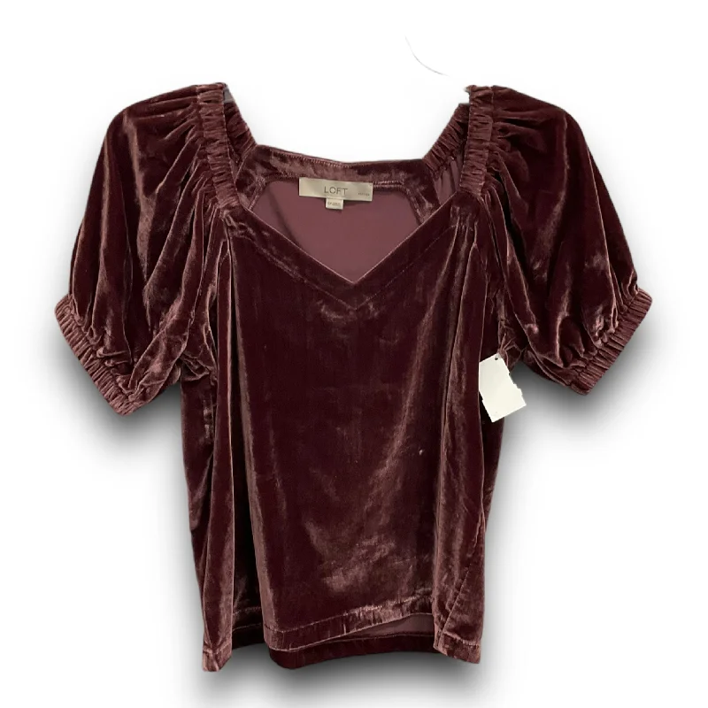 Super Bargain Top Short Sleeve By Loft  Size: Petite   Xs