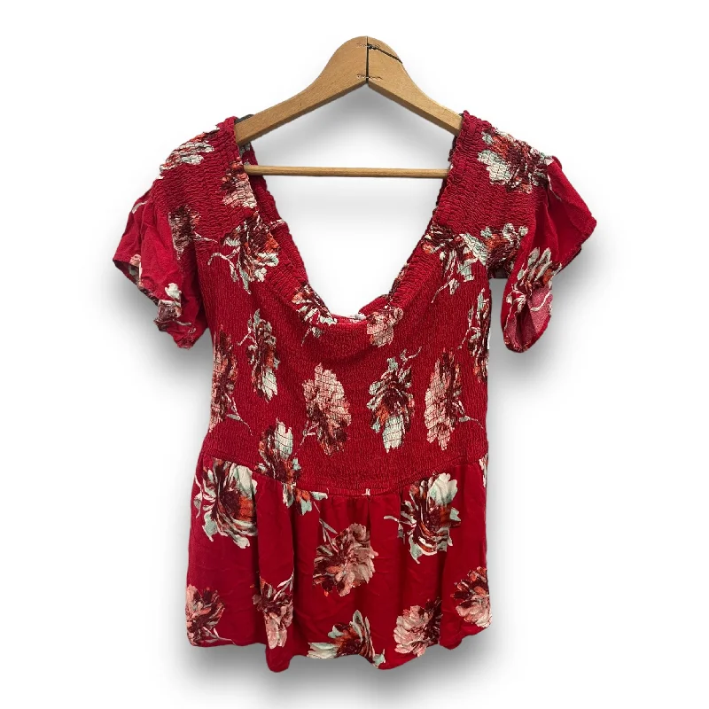 Deal Mania Top Short Sleeve By Maurices  Size: L