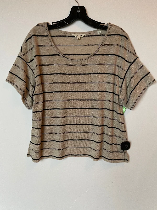 Buy More, Save More Top Short Sleeve By Max Studio In Striped Pattern, Size: M