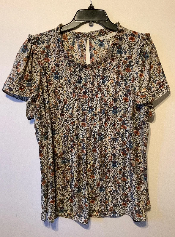 Savings Spectacular Top Short Sleeve By Rose And Olive In Floral Print, Size: 1x