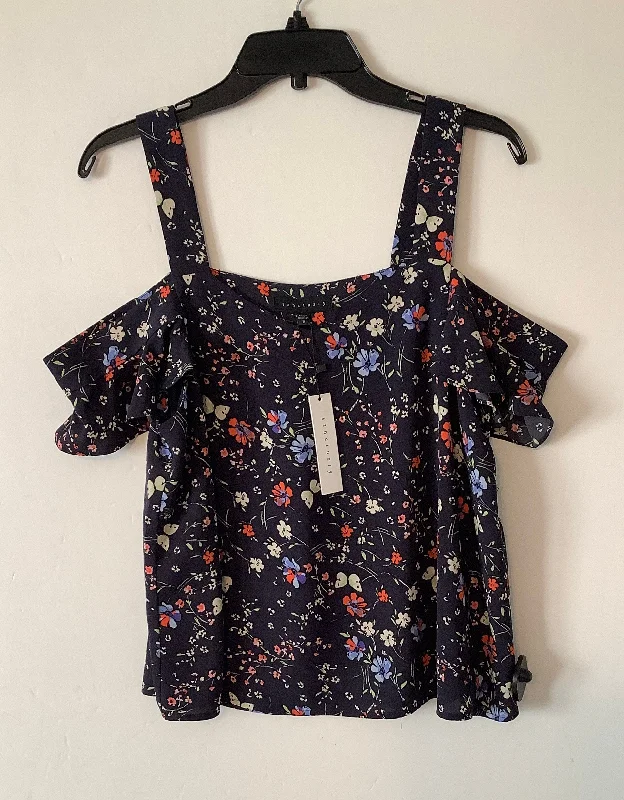 Quick Sale Top Short Sleeve By Sanctuary In Navy, Size: S