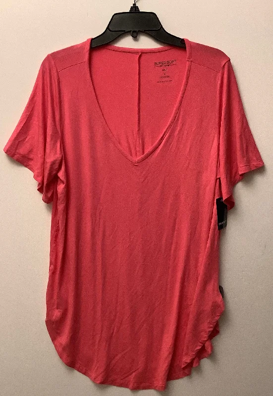 Buy More, Save More Top Short Sleeve By Torrid In Pink, Size: L