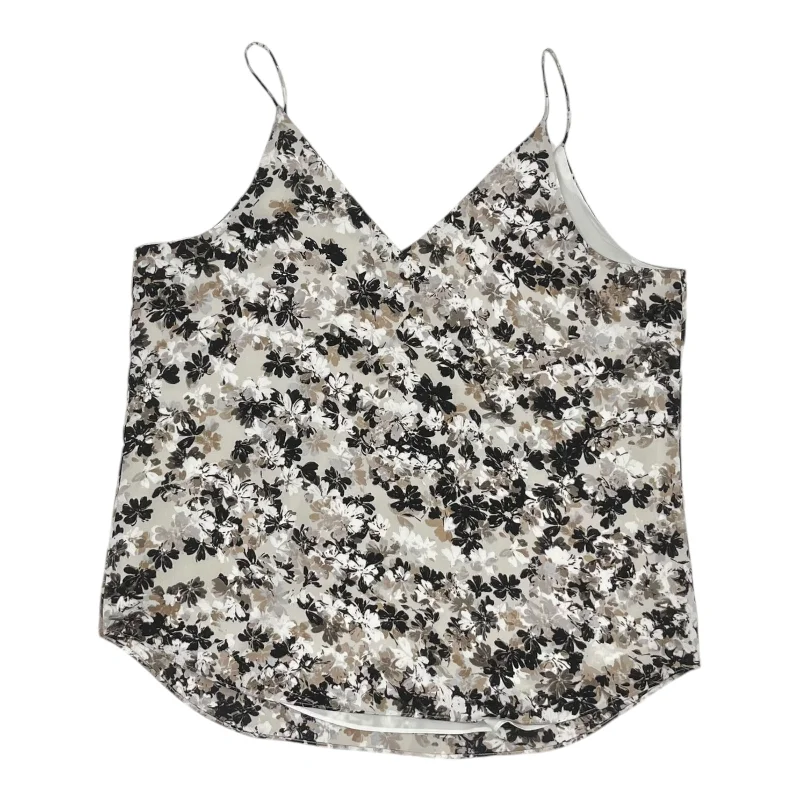 Deal Alert Top Sleeveless By Express In Black & Cream, Size:L