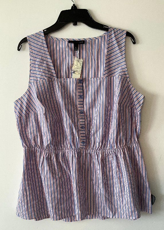 Hot Deal Top Sleeveless By Lane Bryant In Blue, Size: 14