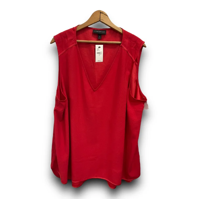 Price Slash Top Sleeveless By Lane Bryant  Size: 2x
