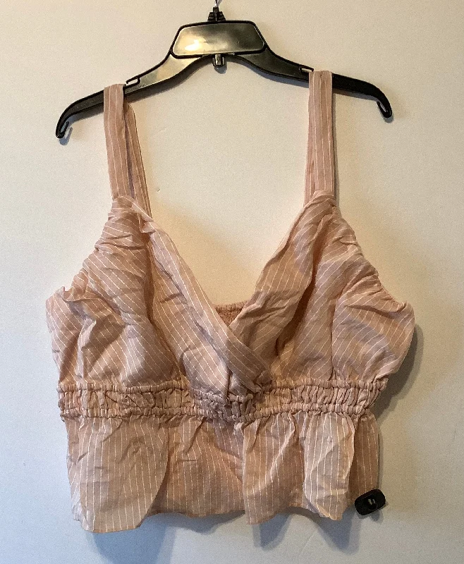 Can't Miss Top Sleeveless By Maeve In Pink, Size: 3x