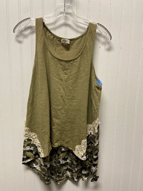 Midnight Sale Top Sleeveless By Umgee In Green, Size: S