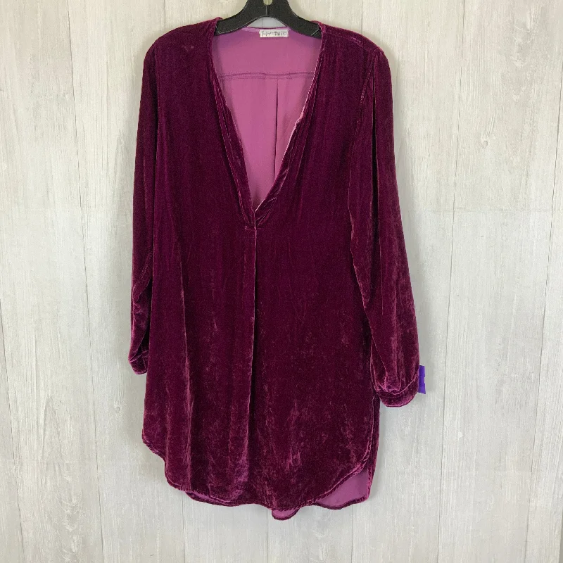 Epic Deals Tunic Long Sleeve By Free People In Purple, Size: XS