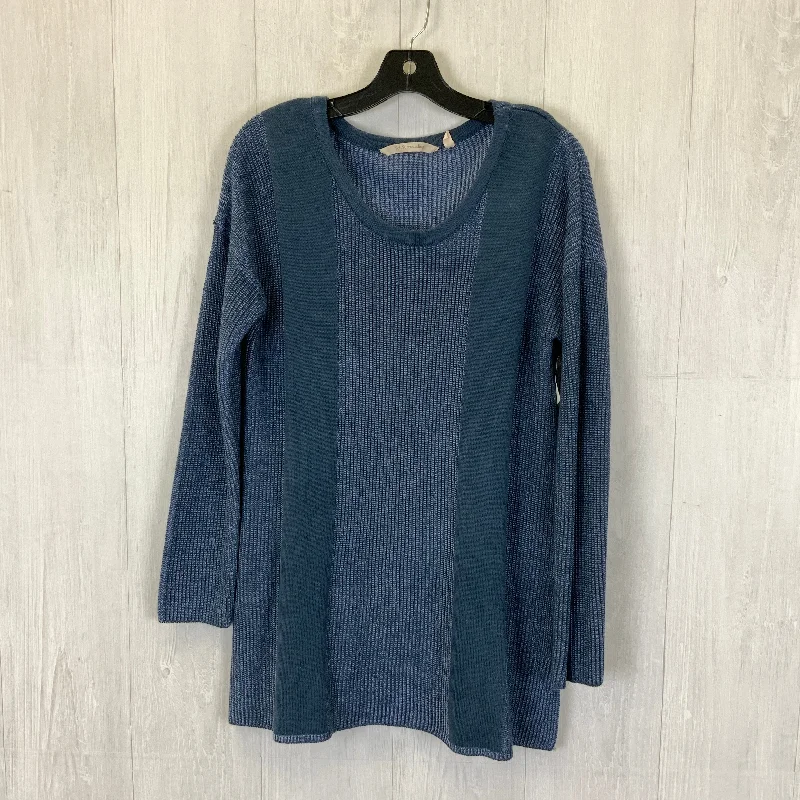 Special Price Tunic Long Sleeve By Soft Surroundings In Blue, Size: S