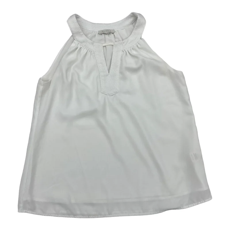 Final Sale WHITE SKIES ARE BLUE TOP SLEEVELESS, Size S