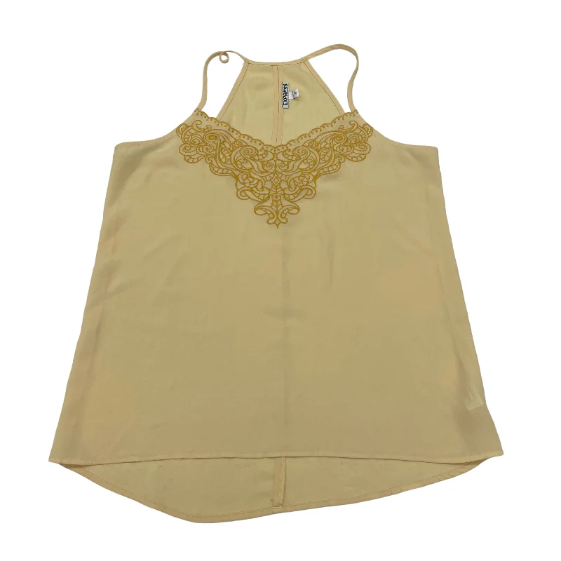 Fantastic Offers YELLOW TOP SLEEVELESS by EXPRESS Size:M