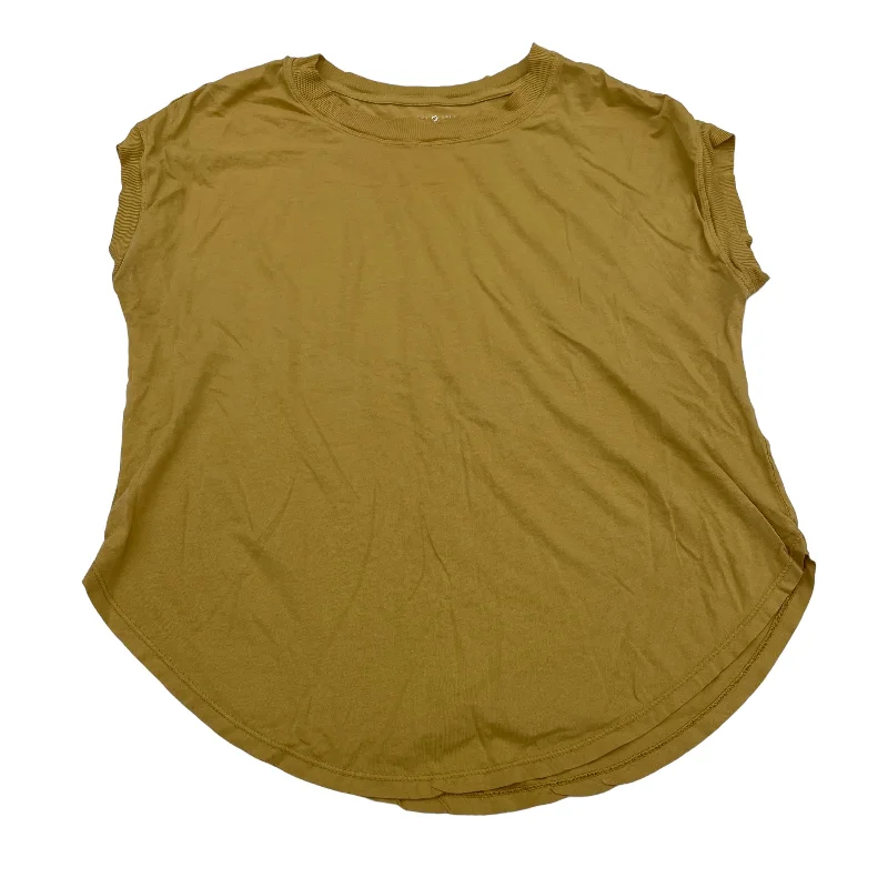 Price Break YELLOW TOP SLEEVELESS by LOU AND GREY Size:XS