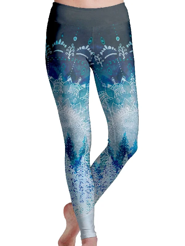 Seasonal Clearance Among the Pines Mandala Leggings