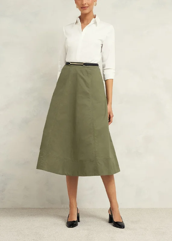 Special Price Avril Skirt 0224/7669/1144l00 Sage-Green