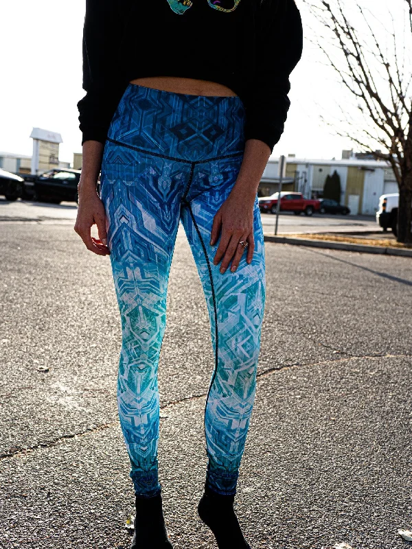 Anniversary Sale Blue Matrix Yoga Pants