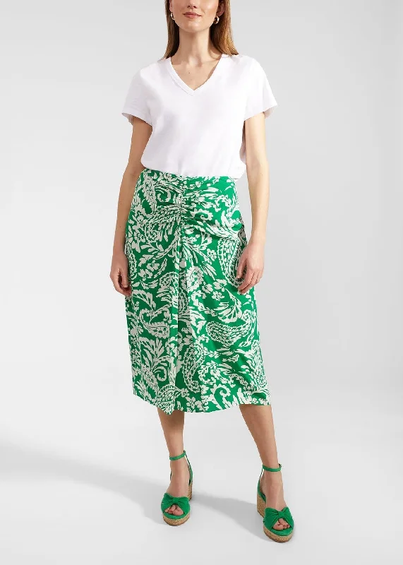 Exclusive Deal Cassidy Skirt 0124/7630/9324l00 Green-Ivory