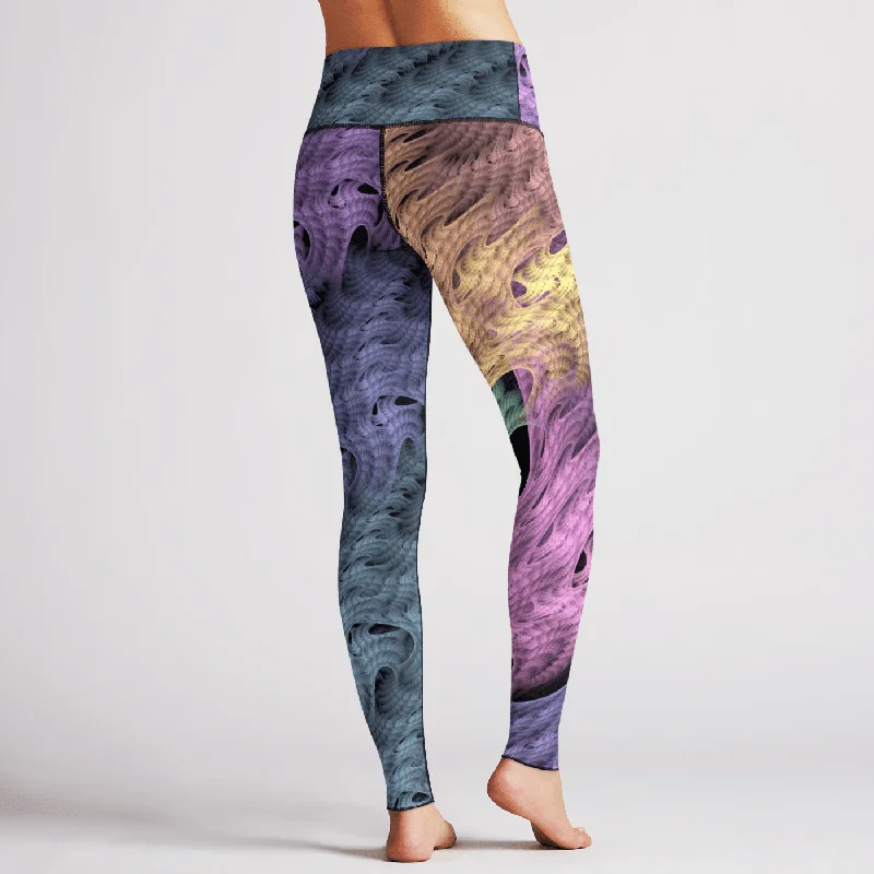 Deal Zone FRACTAL FLOW High Waist Reversible Legging