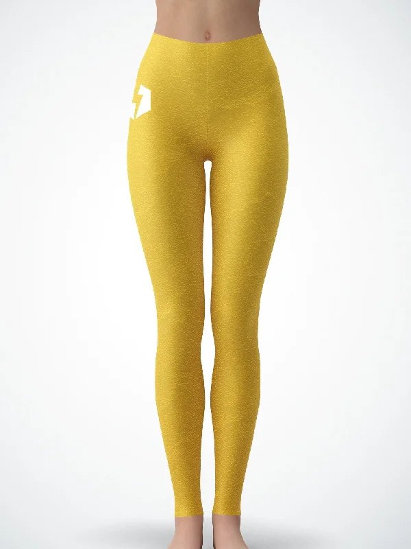 Special Discount Gold Crushed Velvet Tights