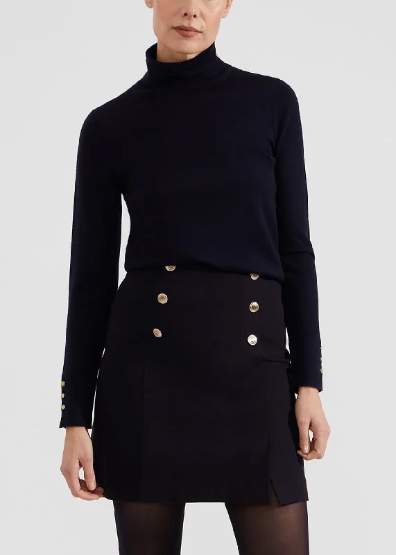 Act Now Hana Skirt 0124/7616/9083l00 Navy