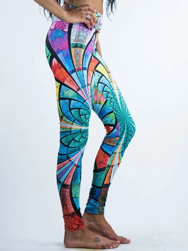 New Arrival Optical Stained Glass Leggings