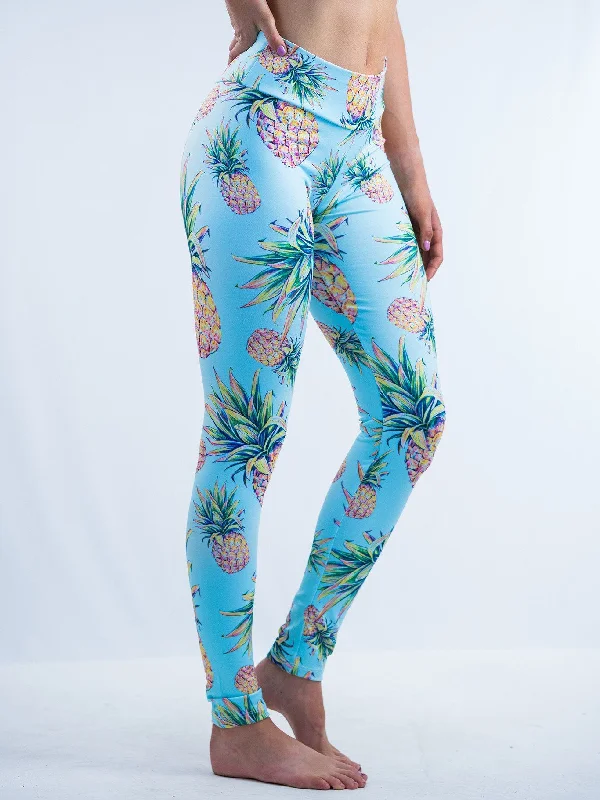 Exclusive Deal Pastel Pineapple Leggings
