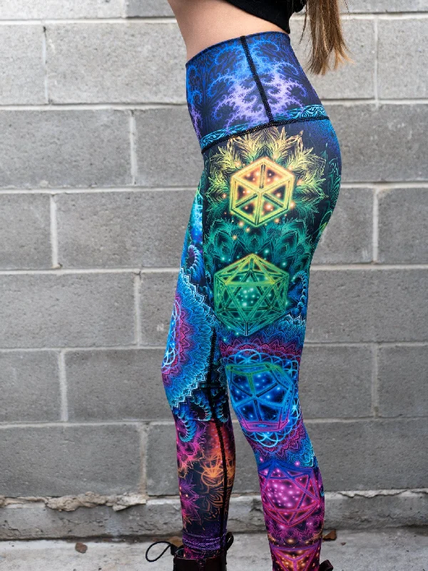 Overstock Platonic Mandala V2 Yoga Pants