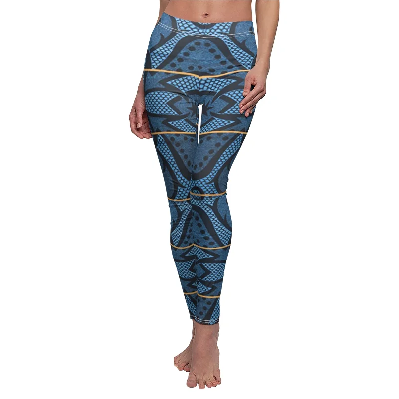 Special Price Royal Blue Basotho Legging, Black Panther Costume