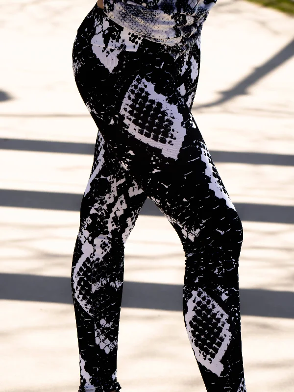 Limited Time Offer Snake Skin (Black) Leggings