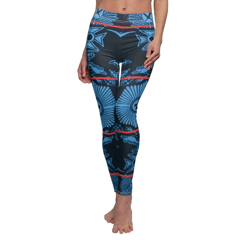 Shop and Save Turquoise Basotho Legging, Black Panther Costume