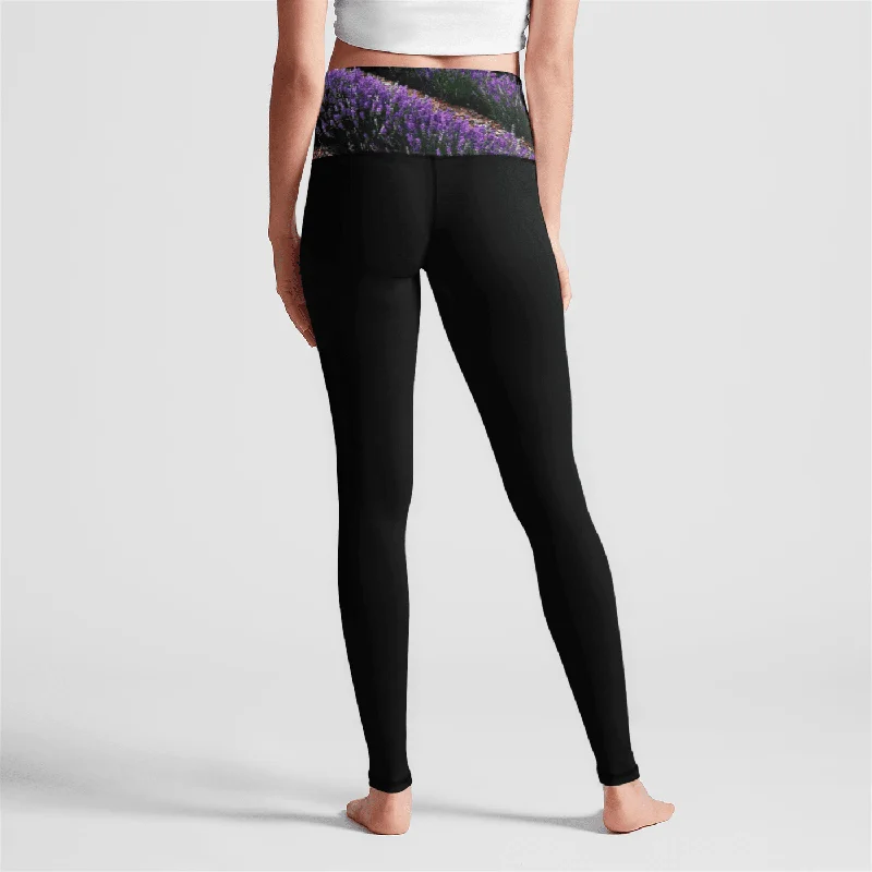 Blowout Deals YL Lavender Eco Leggings High Waist Eco Legging